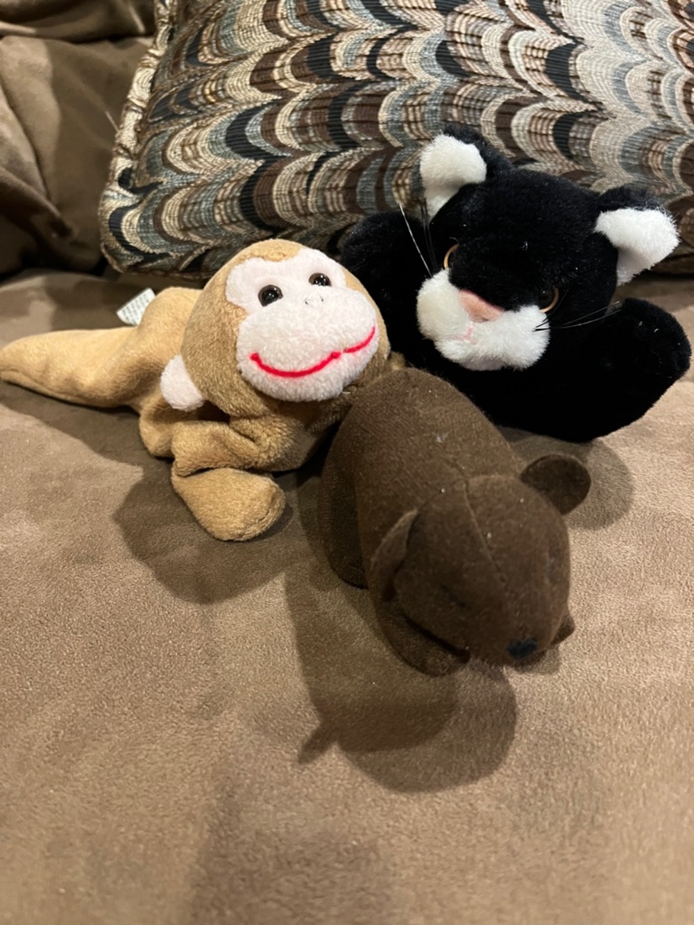 Steven Smith Black Plush Toy